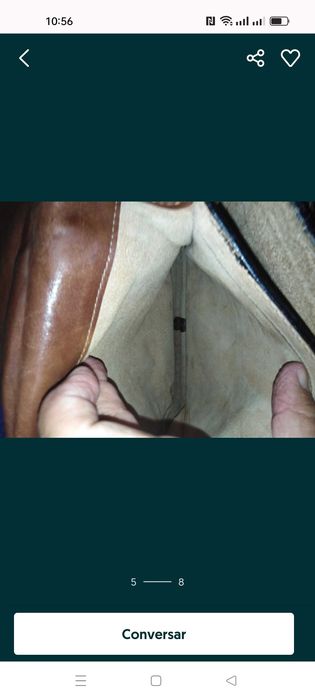 Mala de homem em pele Italiana