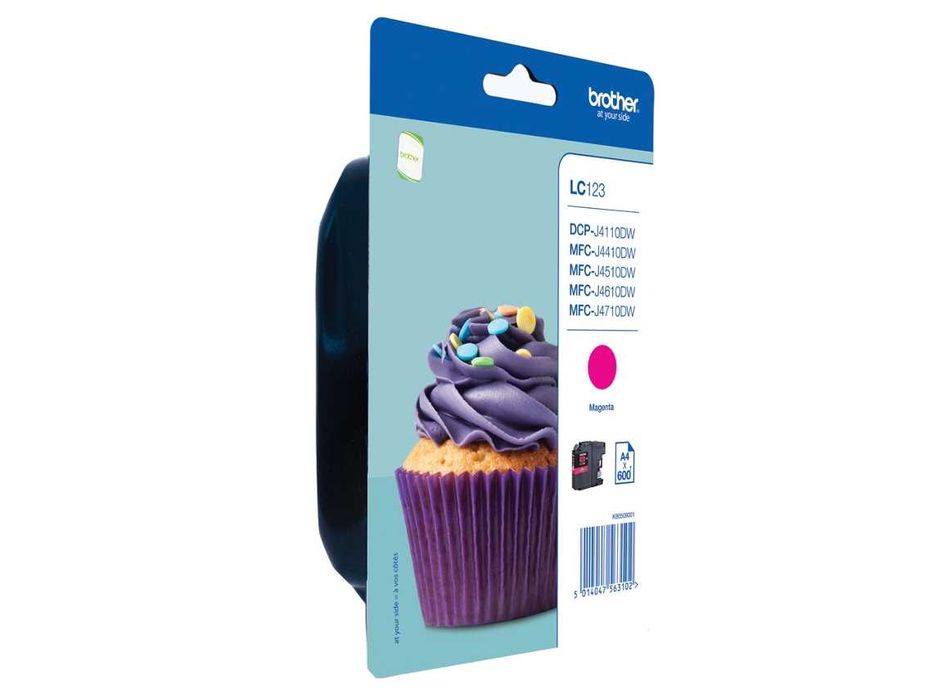 Tinteiro BROTHER LC123 Magenta