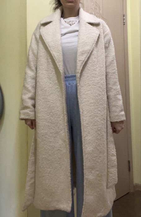 Пальто теплое тедди