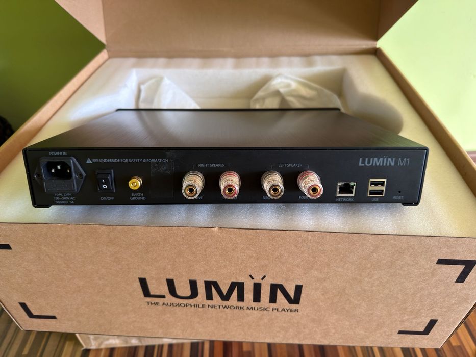 Lumin M1 odtwarzacz sieciowy wzmacniacz