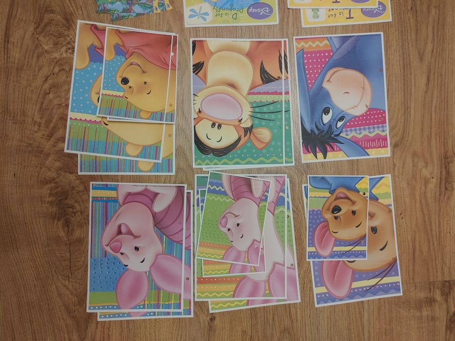 Kubuś Puchatek karteczki do segregatora zestaw kolekcjonerskie Winnie