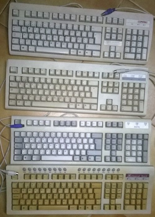 Teclados HP e Samsung