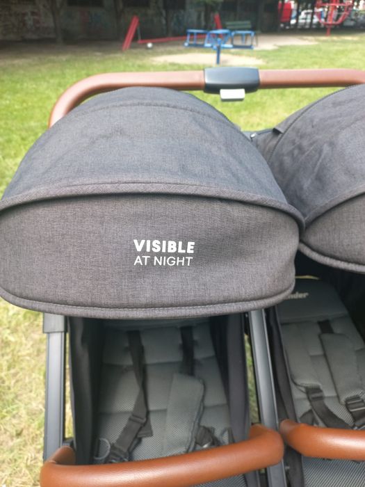 X-lander X-Double wózek spacerowy 2w1,  0-22kg x2, dla bliźniąt lub rok po roku