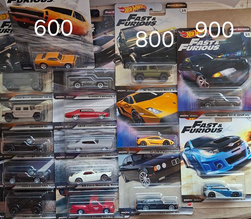 Моделі хот вілс форсаж hot wheels від 125