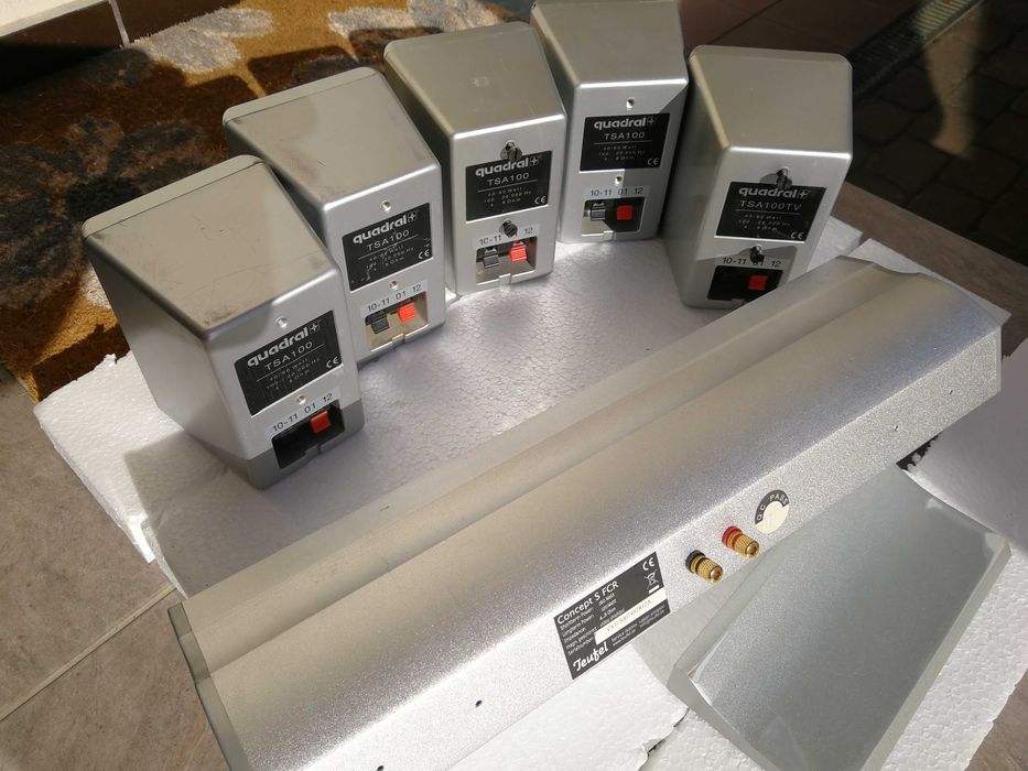 glosniki Quadral Sub zestaw 6szt do amplituner kino domowe kolumny