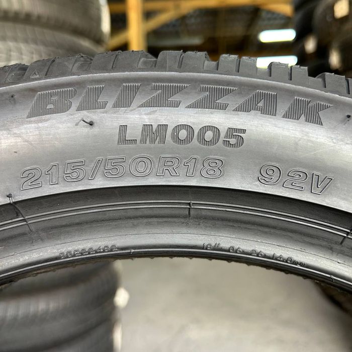 Склад шин 215/50 R18 Bridgestone Blizzak LM005 європейські шини бу протектор 5 мм 4 шт
