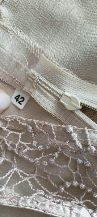 Komplet Kostium Spódnica Bluzka Bolerko Vintage Wesele Komunia L XL