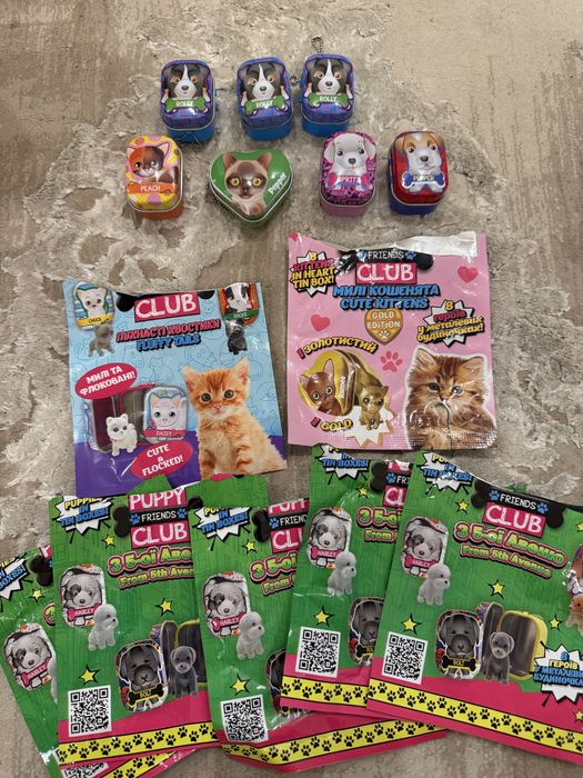 Котики цуценята kiddisvit в валізках в будиночках з 5-ої авеню