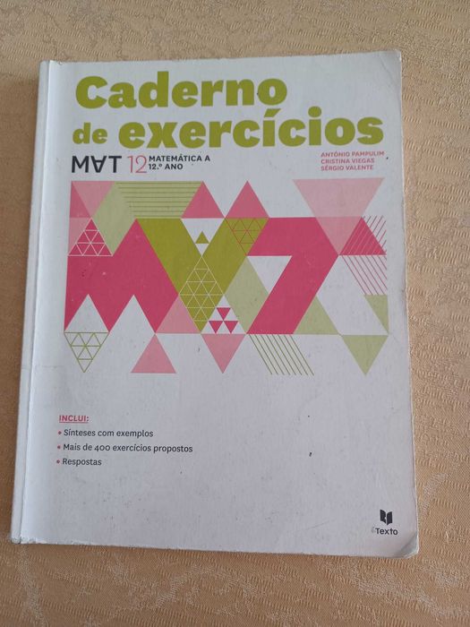Caderno - MAT Matemática 12ª Ano