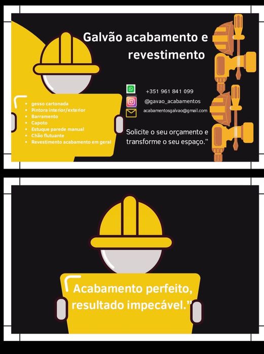 Trabalhos de remodelação