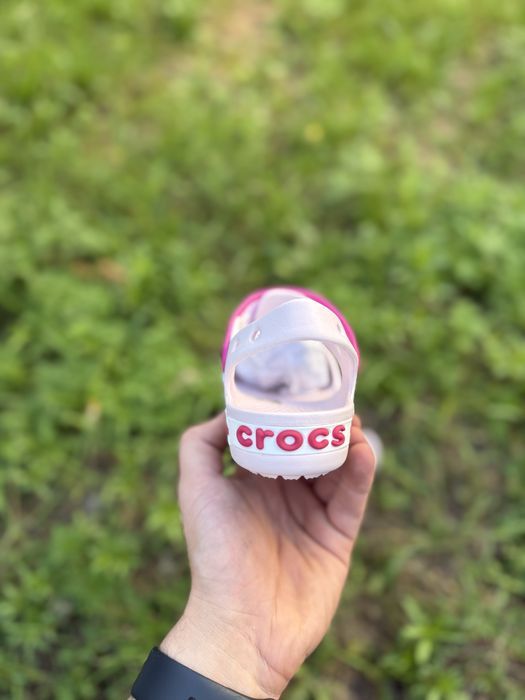 Crocs Kids Sandal дитячі рожеві сандалі для дівчинки босоножки девочки