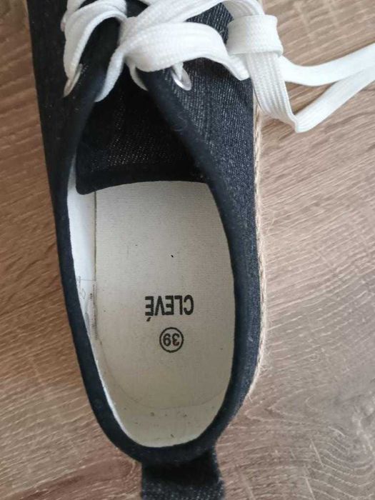 espadryle a'la jeansowe r.39