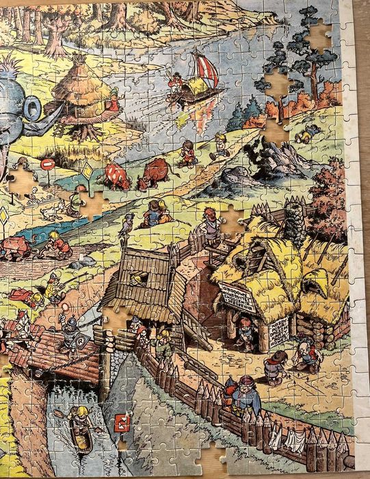 MIRMIŁOWO - PUZZLE - 600 elementów - J.Christa - PRL