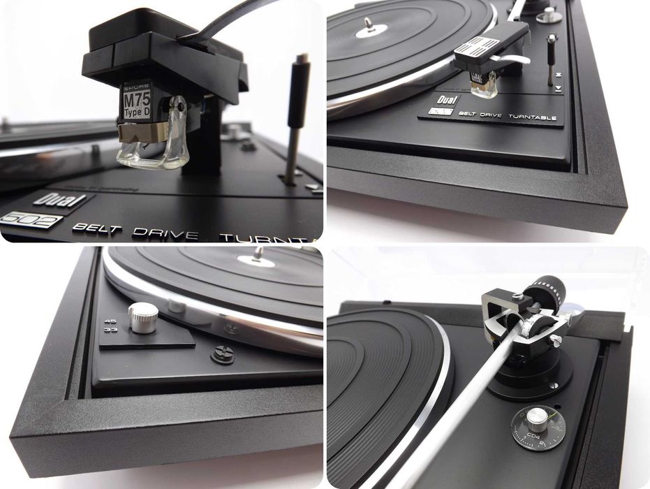 Gramofon Dual 502 Shure, nowa igła i pasek SERWIS