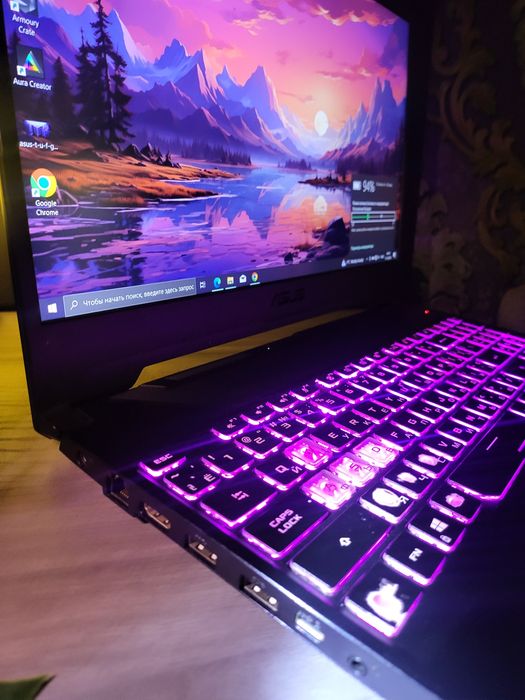 Игровой ноутбук Asus TUF 144Hz/ GTX1650/Ryzen5 4.0Ghz/16Gb/256ssd+1Tb
