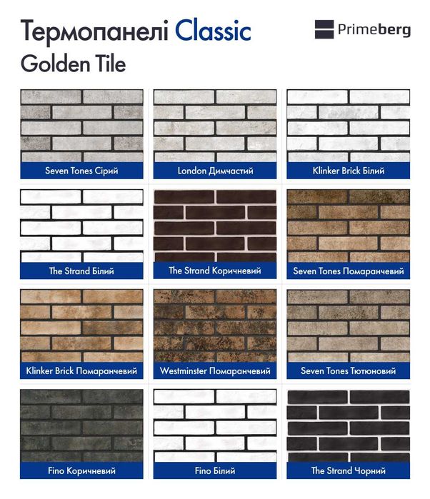 Клінкерні термопанелі від виробника