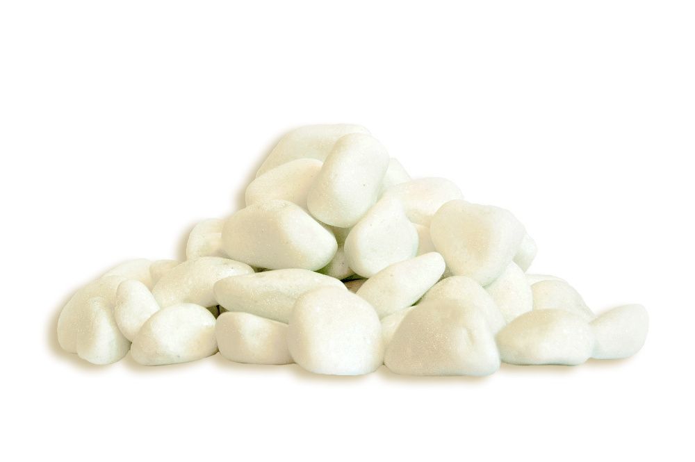 Otoczak Dekoracyjny Biały LAS W SŁOIKU SZKLE 1-3cm 1KG WYSYŁKA