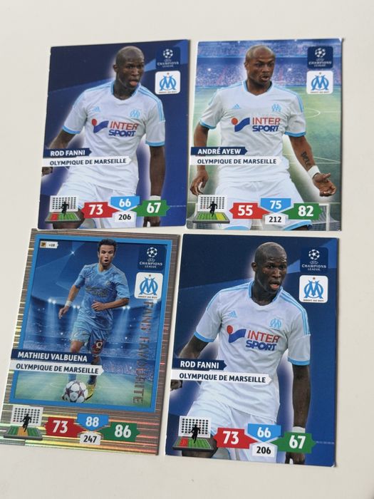 4 karty piłka nożna football panini