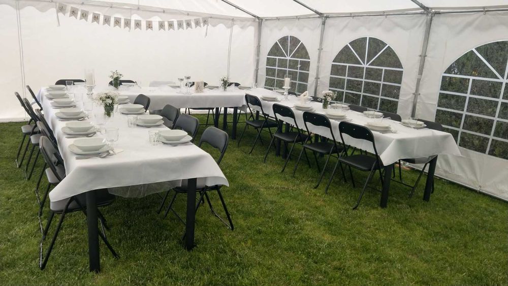 Wynajem namiotów imprezowych- bankietowych 3x6 i 5x8 [m]. Oława