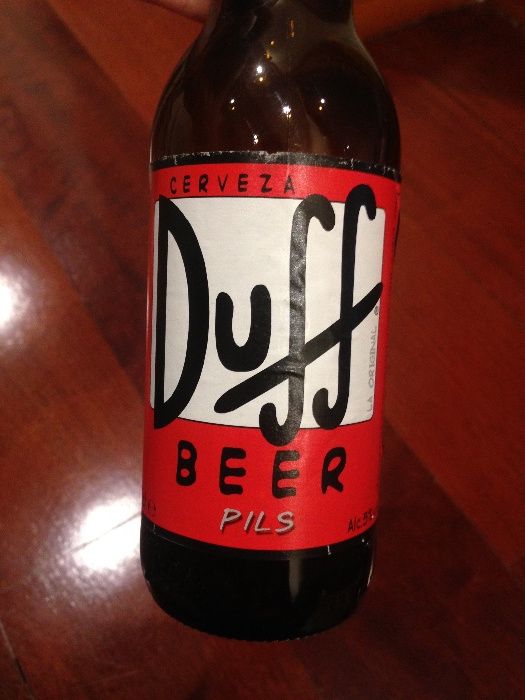 Garrafa Duff Beer Simpsons