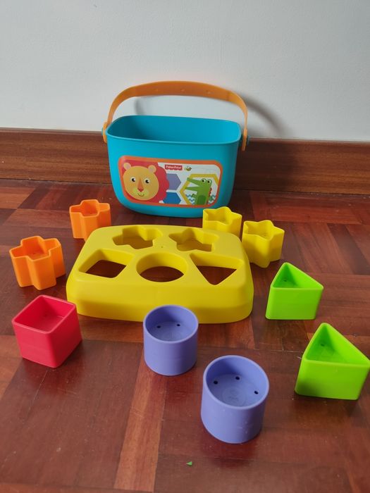 Brinquedo Fisher-Price – Caixa de Formas Colorida (Completo) –