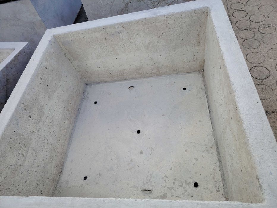 Vasos em betão 1.2 x 1. 2m
