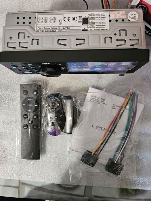 Автомагнітола сенсорна 1din Podofo SWM 7805c Bluetooth USB FM SD 4×60w