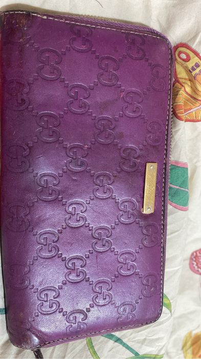 Carteira roxa gucci- venda urgente
