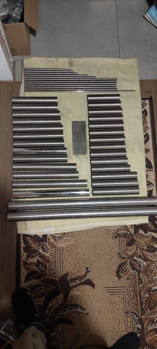 Nierdzewny nierdz profil rury kawałki