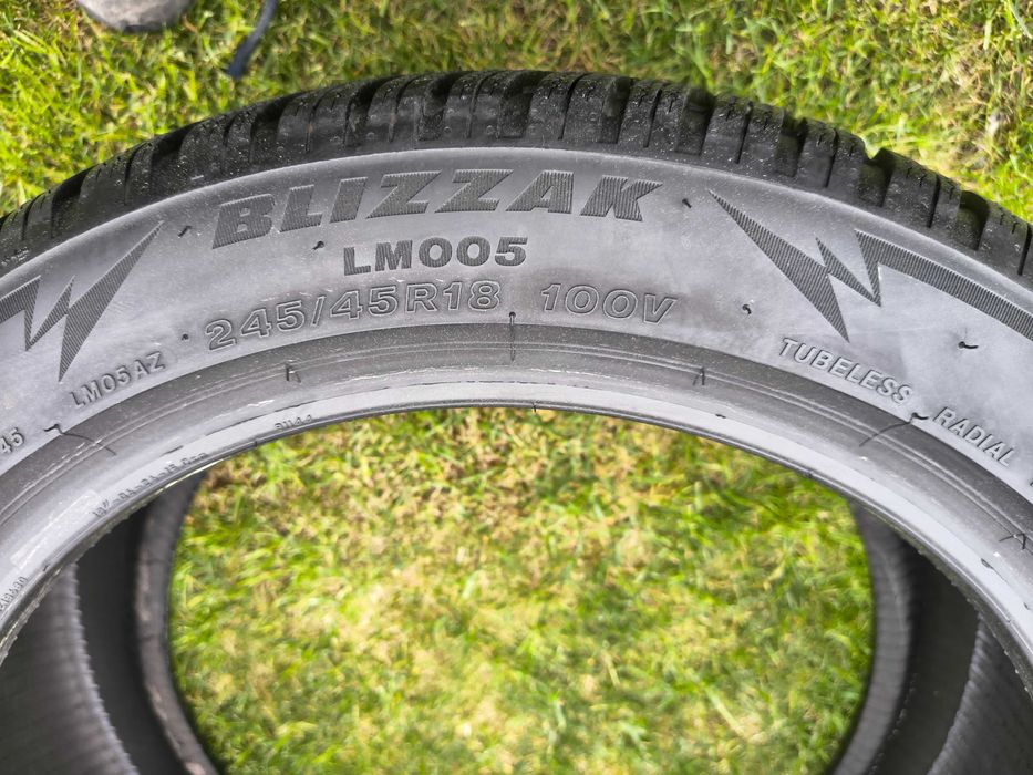 opona 245/45/18 Bridgestone Blizzak LM005 1 sztuka 7,5mm 2023
