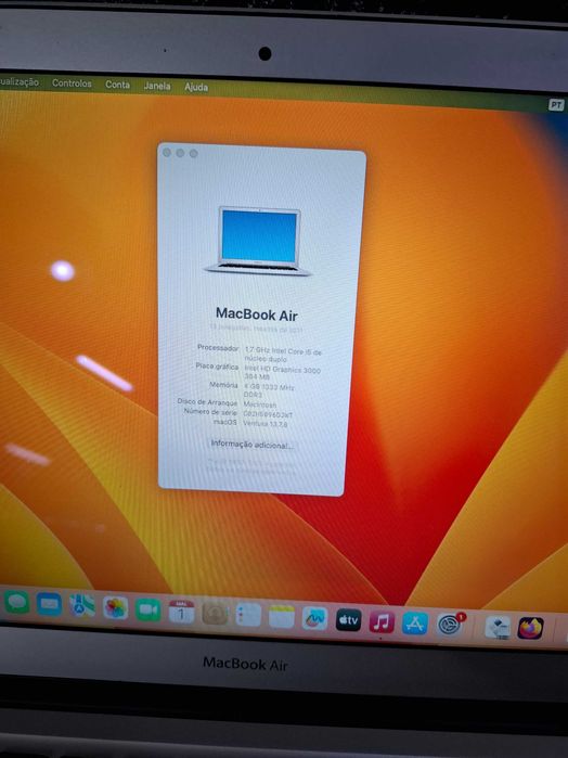 MacBook Air 13" (Dual Boot: macOS + Win 11) | i5 | 4GB RAM + Extras