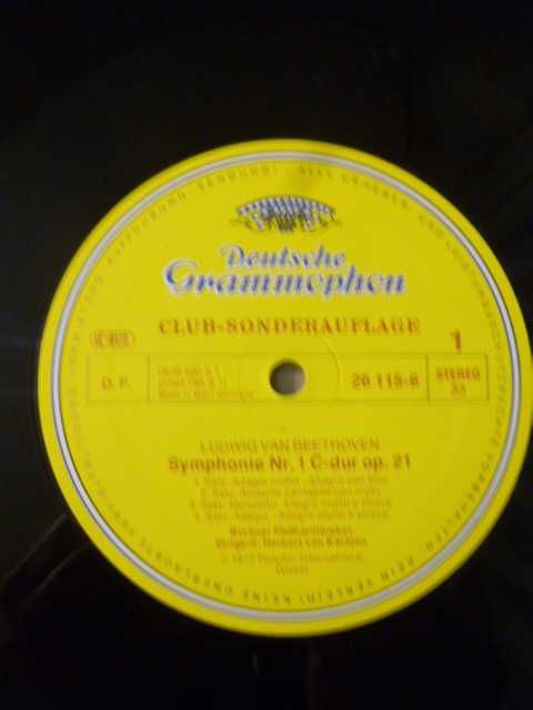 BEETHOVEN - Symfonie Karajan - Box 8 Lp Deutsche Grammophon ideał