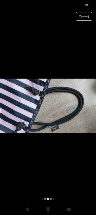 Dwustronna torba Victoria's Secret duża
