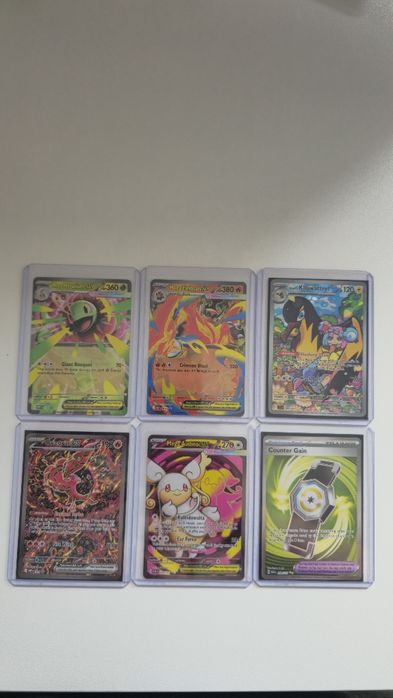 Conjunto de cartas pokémon