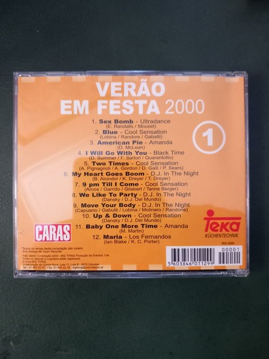 Verão em Festa 2000 - Cd