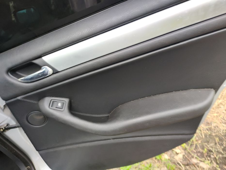 Dekory srebrne bmw e46 sedan kombi listwy ozdobne aluminiowe części