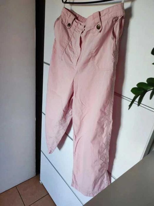 Marks & Spencer r 46 bawełniane spodnie na lato plus size