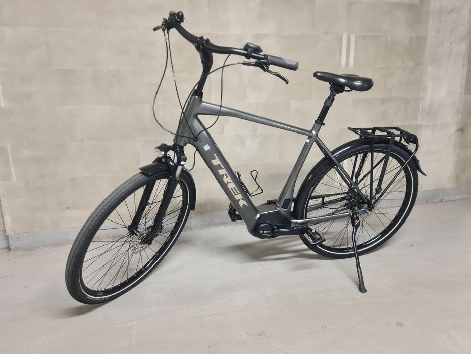 Rower Trek district 7 + XL duży Bosch pasek męski elektryk elektryczny