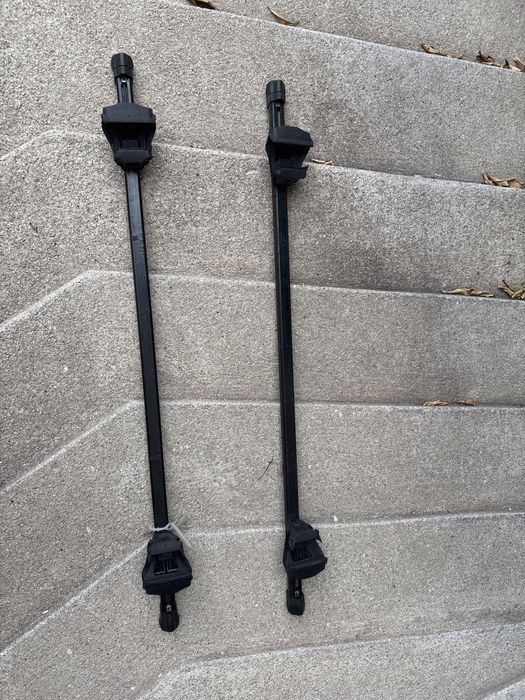 Barras de tejadilho Thule Rapid System 754 + Fit Kit 1254 + SquareBar — Excelente estado