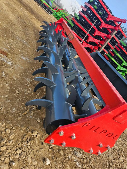 Rolka walec wał kolczasty mulczujący do grubera, głębosza, agregatu