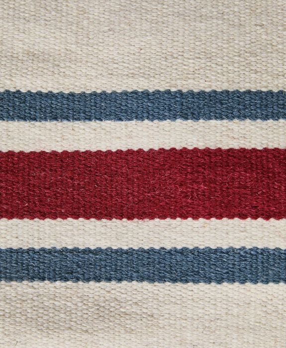 (160 x 230 CM) Tapete Lã Algodão Riscas Zara Home NOVO