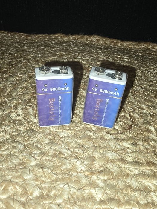 Bateria recargavel 9v.