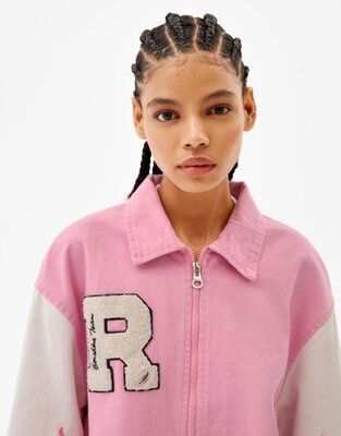 Джинсовий ромпер Bershka