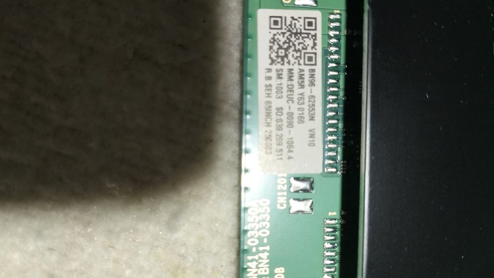 Fonte de alimentação e mainboard Samsung tq65qef