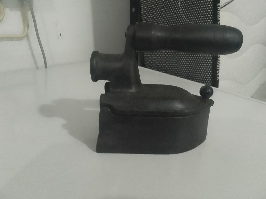 Antiguidades Ferros de engomar antigos miniaturas em ferro