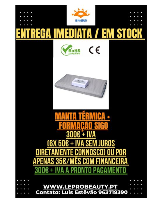 Manta térmica / sudação profissional