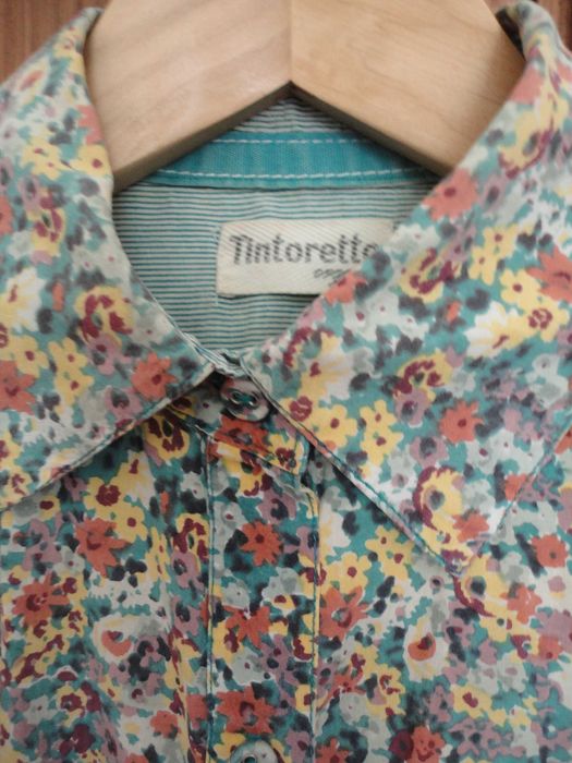 Blusa florida TINTORETTO - Tamanho S