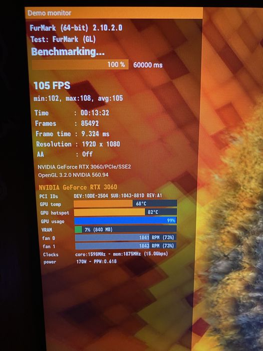 Игровой компьютер rtx 3060, ryzen 5 3600