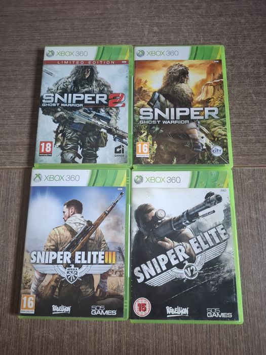 Seria gier Sniper Ghost warrior Elite xbox 360