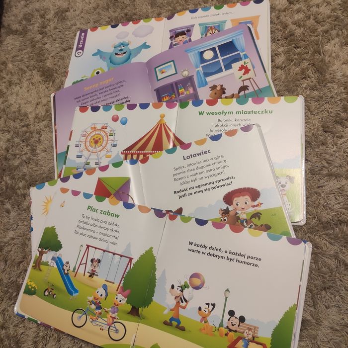 Disney ksiażeczki 0-2 i 2+